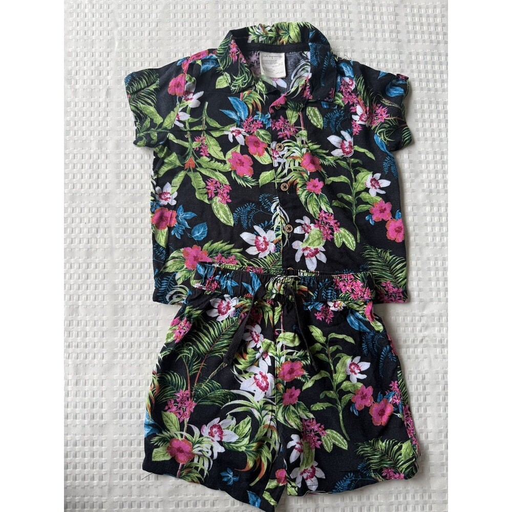 Tropical First Impressions 2-Piece Set - Size 18 Months (Excellent Condition)